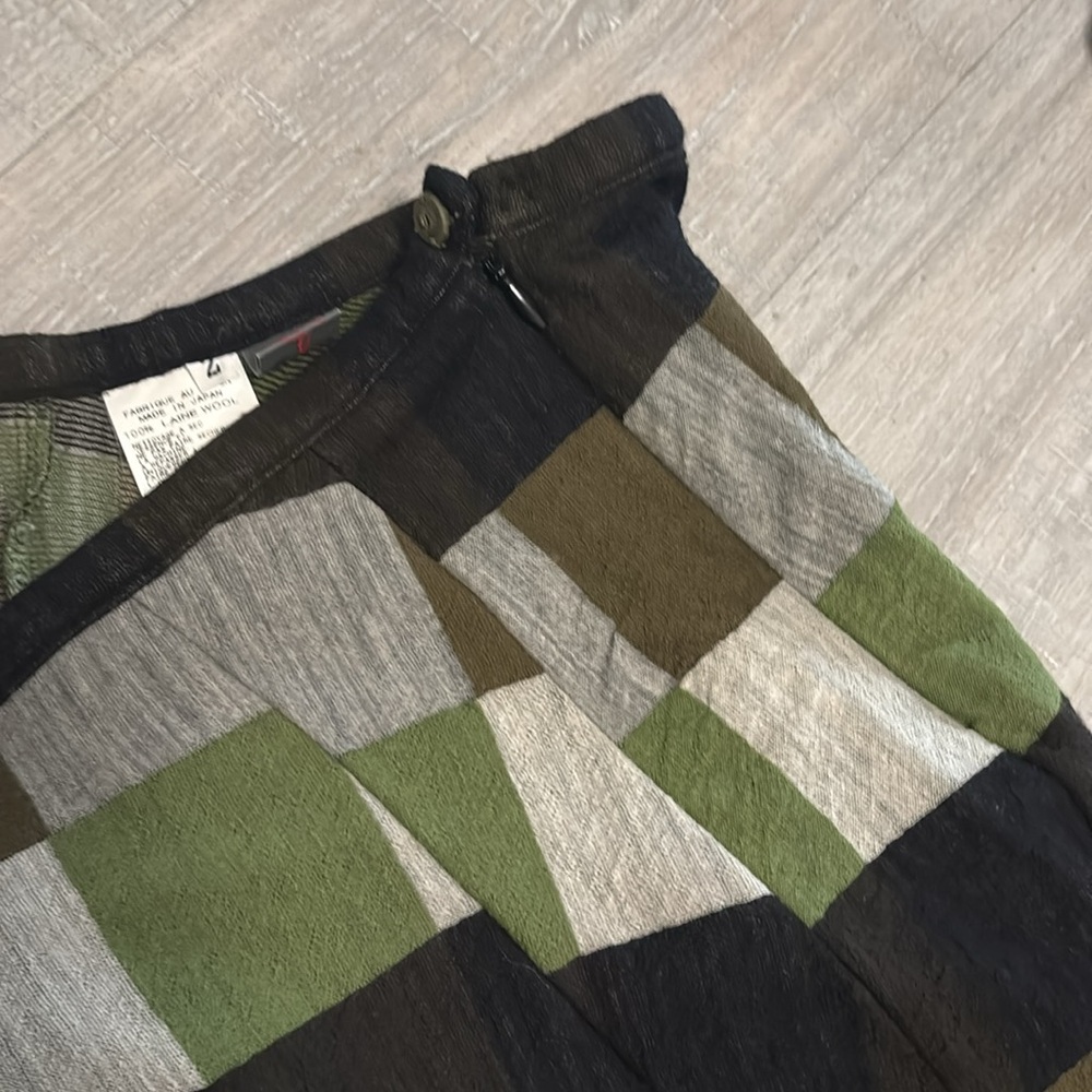 Yohji Yamamoto patch worked wool skirt - Picture 10 of 10